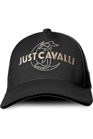 Roberto Cavalli Kasket med logoapplikation