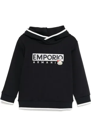 Emporio Armani Hættetrøje med broderet logo