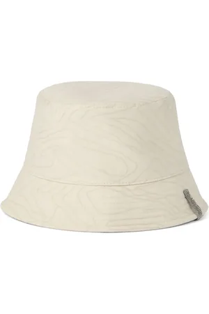 Brunello Cucinelli Bøllehat med broderi
