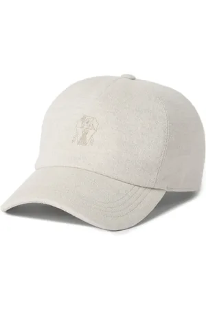 Brunello Cucinelli Baseballkasket med broderet logo