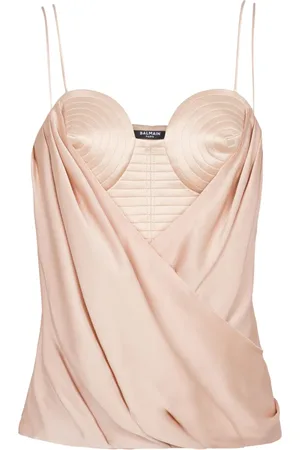 Balmain Draperet tanktop
