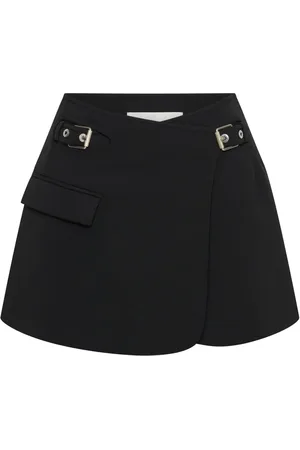 DION LEE Kort nederdel med interlock-blazer