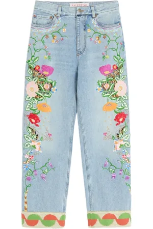 VALENTINO GARAVANI Broderede jeans