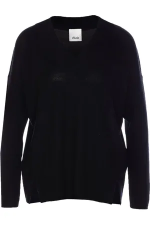 Allude Oversized sweater med V-hals