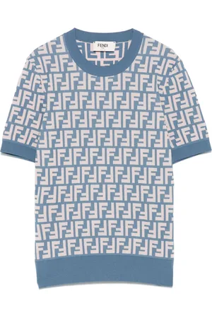 Fendi T-shirt med FF-jacquard
