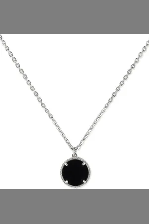 EMANUELE BICOCCHI Halskæde med onyx amulet-vedhæng