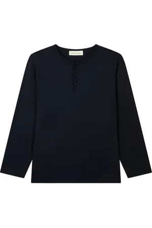 MAN ON THE BOON. Skjorte med henley-hals