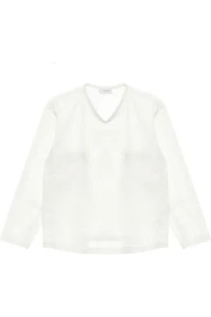 LEMAIRE T-shirt med V-hals