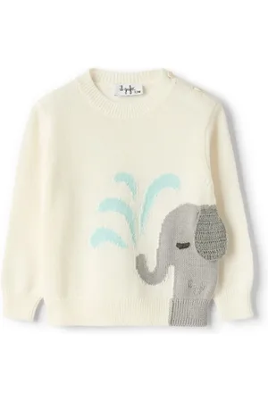 Il gufo Sweater med elefantmotiv