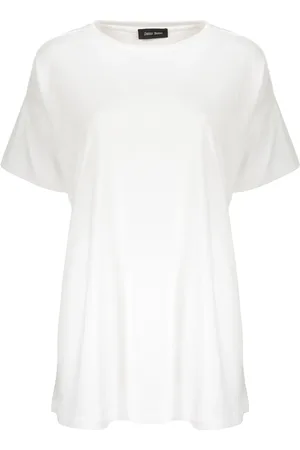 HERNO Oversized T-shirt med løbesnor-detalje