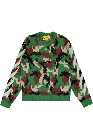OFF-WHITE Sweater med kamuflagetryk