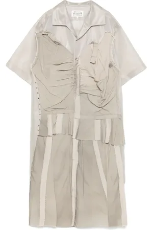 Maison Margiela Mellemlang kjole med paneler