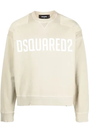 Dsquared2 Sweatshirt med rund hals og logotryk