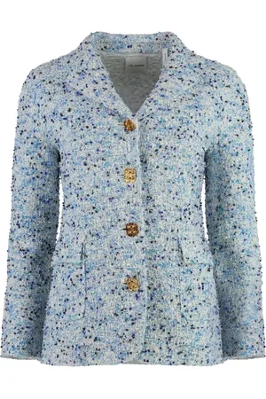 ST. JOHN Enkeltradet blazer i tweed