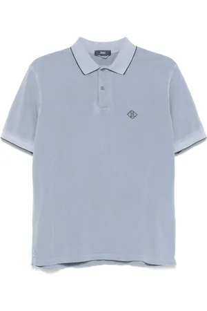 HERNO Polo med broderet logo