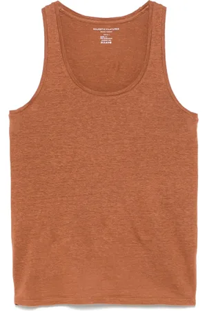 Majestic Tanktop med dyb halsudskæring