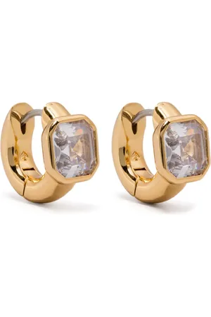Kate Spade Keep Sparkling Asscher huggie-øreringe