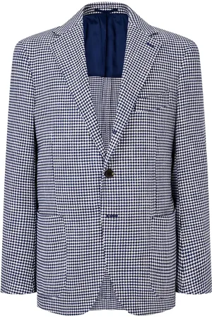 MAN ON THE BOON. Blazer med houndstooth-mønster
