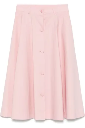 Moschino Midi nederdel i poplin