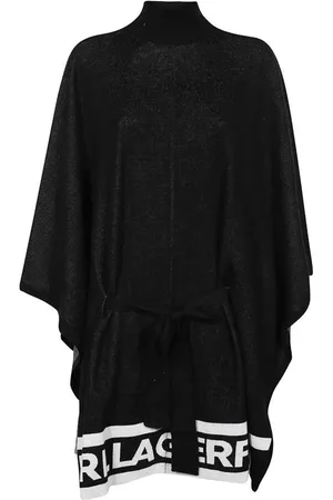 Karl Lagerfeld Poncho i blandet uld