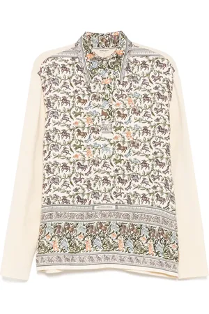 Hermès Langærmet sweater-top fra 1990-00