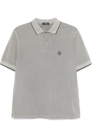 HERNO Polo med broderet logo