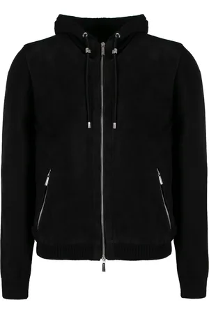 MOORER Cardigan med lynlås