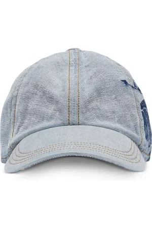 Burberry Baseballkasket i denim med logotryk
