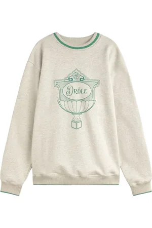 Drôle de Monsieur Sweatshirt med logotryk
