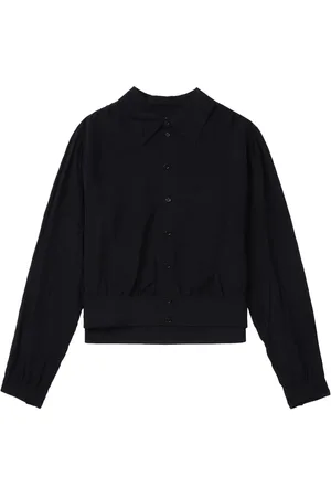 LEMAIRE Bluse med krøllet effekt og knapper