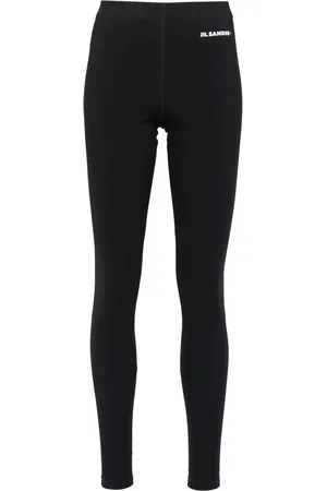 Jil Sander Leggings med logotryk