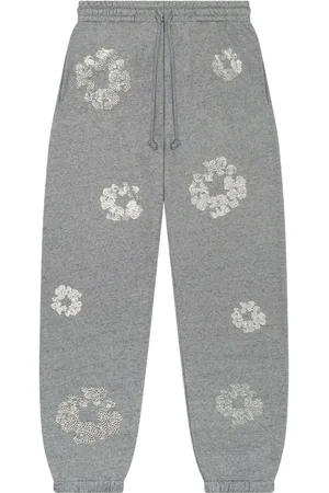 DENIM TEARS Swarovski Wreath "Grey" joggingbukser