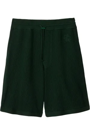Burberry Shorts med broderet logo og mesh