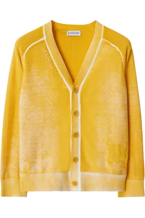 Burberry EKD-cardigan i bomuld med V-hals