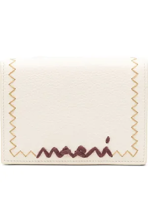 Marni Læderpung med logobroderi