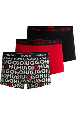 HUGO BOSS Boksershorts med logotryk (pakke med tre)