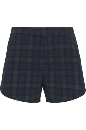 MARTINE ROSE Skotskternede shorts