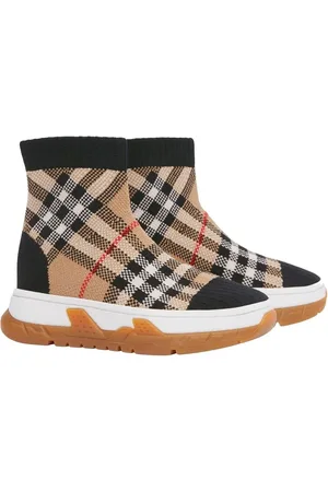 Burberry Vintage-ternede strømpe-sneakers