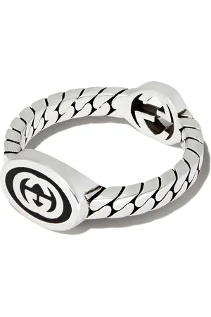 Gucci Interlocking ring i sterlingsølv