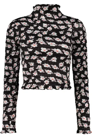 AMY CROOKES Top med blomstertryk