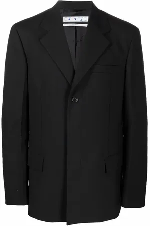 OFF-WHITE Enkeltradet blazer med industrielt bælte