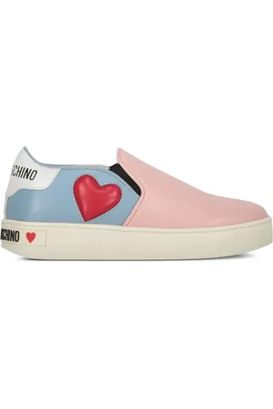 Moschino Sneakers med læderpaneler