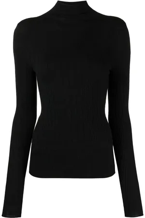 DION LEE Striktrøje med intarsia-detalje