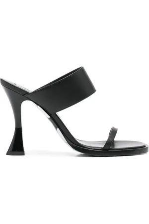 Moschino 100mm mules i læder