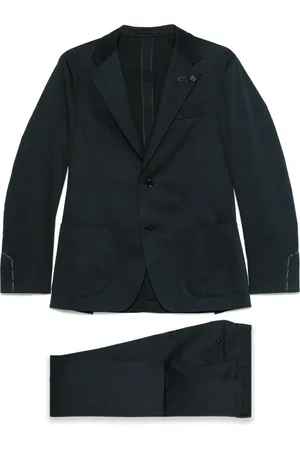 LARDINI Jakkesæt med broche-detalje