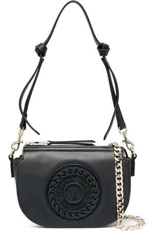 VERSACE Crossbody-taske med præget logo