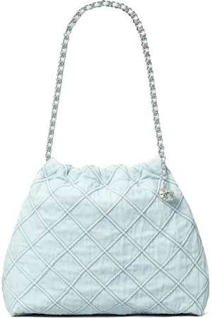 Tory Burch Fleming hobo-taske i denim
