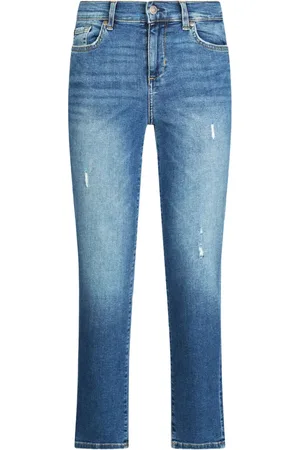 Liu Jo Jeans med smal pasform og rhinstenudsmykning