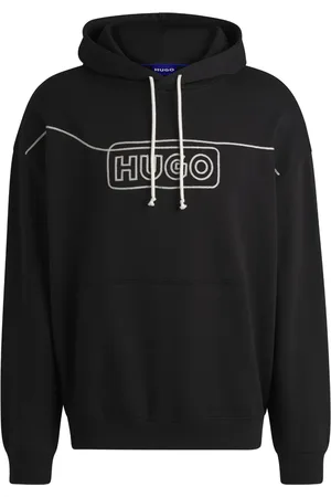 HUGO BOSS Hættetrøje med broderi