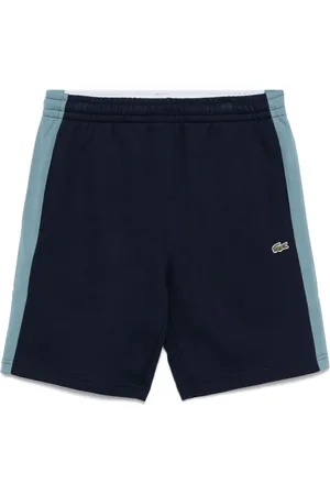 Lacoste Fleece-shorts med colourblocking